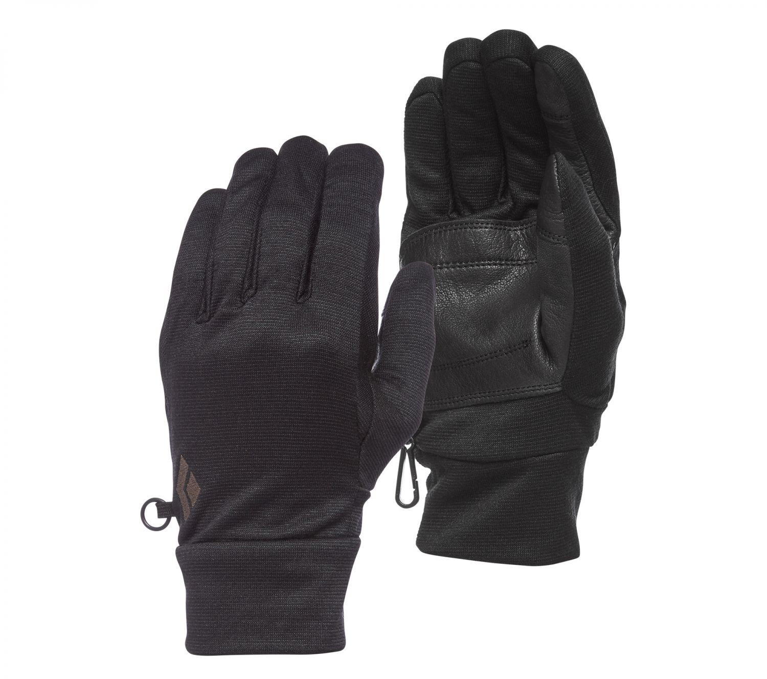 Photos - Ski Wear Black Diamond MidWeight WoolTech Gloves black 