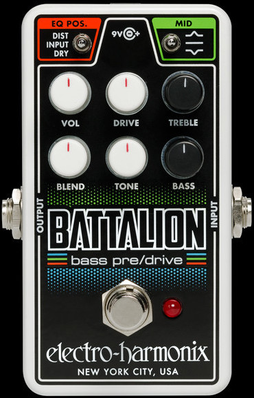 Electro Harmonix Nano Battalion Bass Preamp & Overdrive