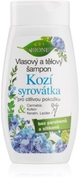 Bione Cosmetics Kozí Syrovátka Shampoo und Duschgel für empfindliche Oberhaut (260ml)