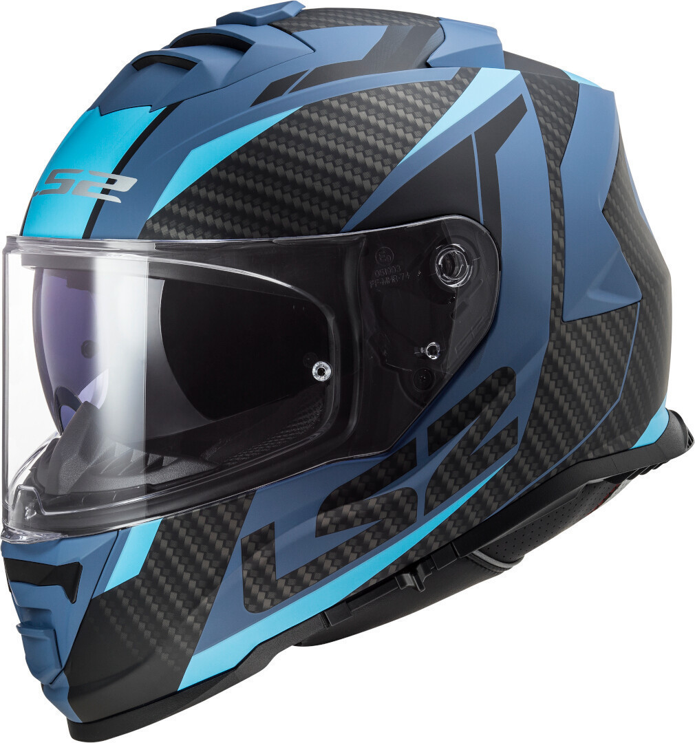 LS2 Storm FF800 Racer mat bleu