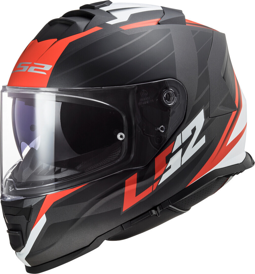 LS2 Storm FF800 mat noir/rouge