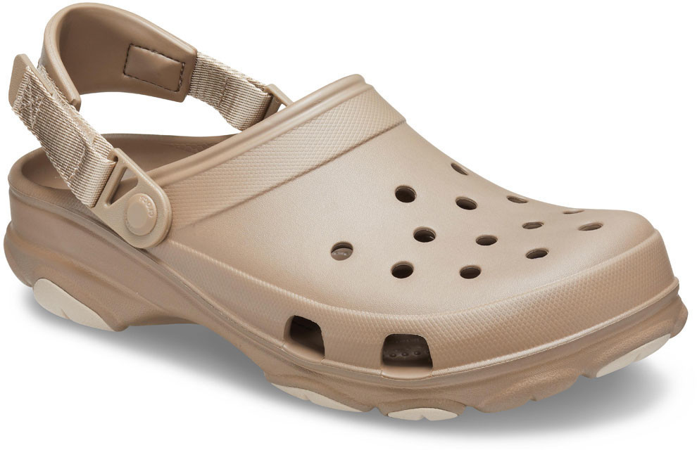 classic all terrain crocs tan