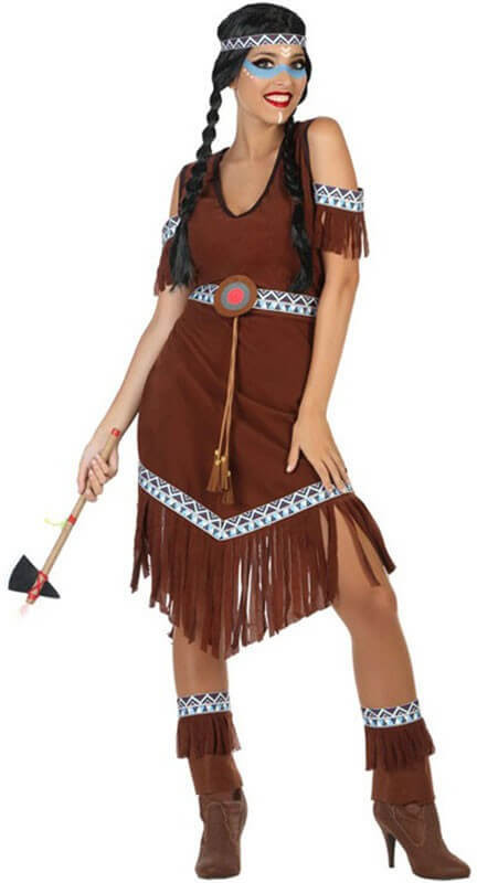 Atosa Indian Costume with fringes