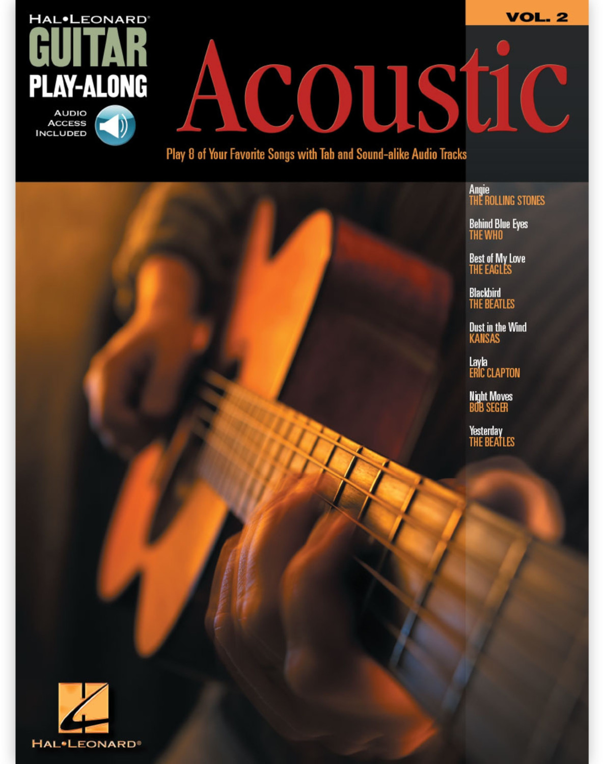 Hal Leonard Acoustic Guitar Play-Along Volume 2