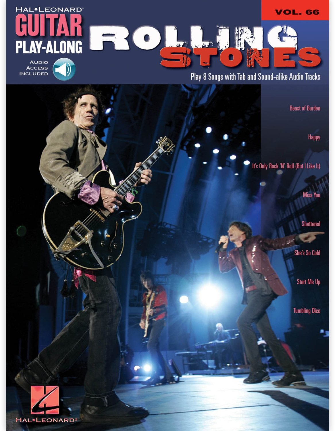 Hal Leonard Rolling Stones Guitar Play-Along Volume 66