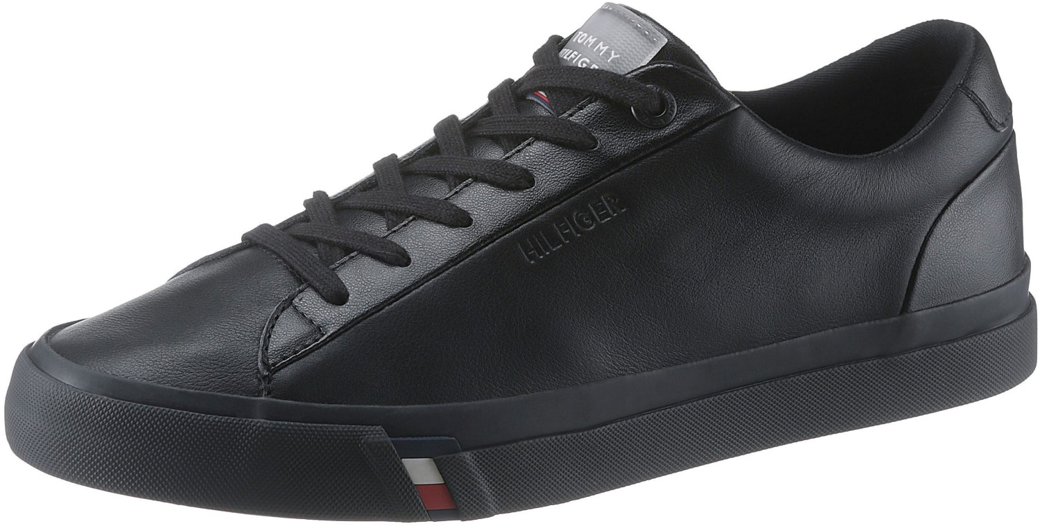 tommy hilfiger signature tape leather trainers