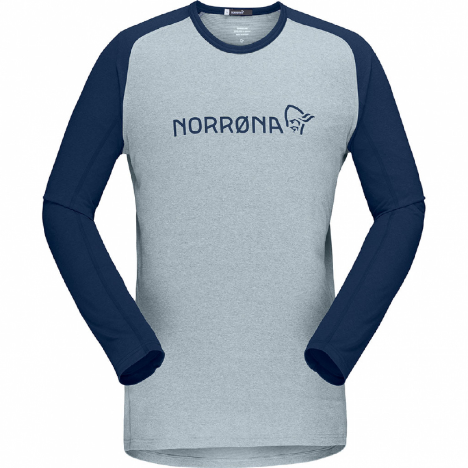 Norrøna Norrona Fjora Equaliser Lightweight Long Sleeveen Drizzle/Indigo Night