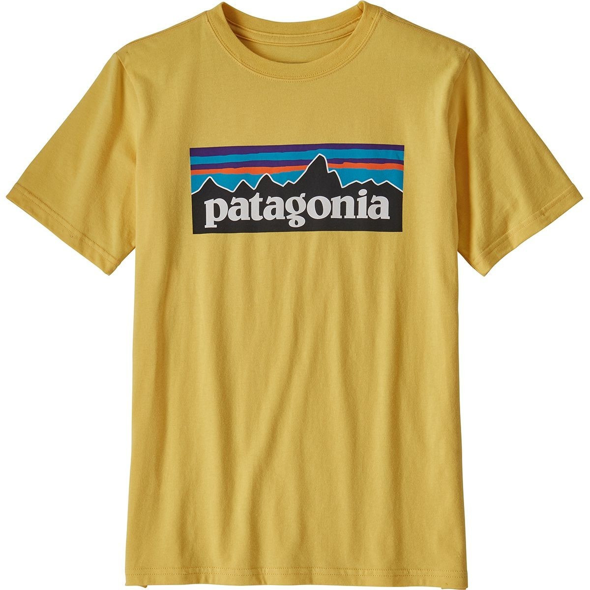Patagonia Boys P6 Logo Organic TShirt surfboard yellow ab 19,95