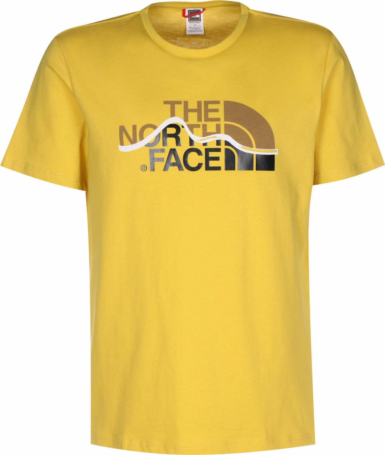 The North Face Mountain Line T-Shirt bamboo yellow