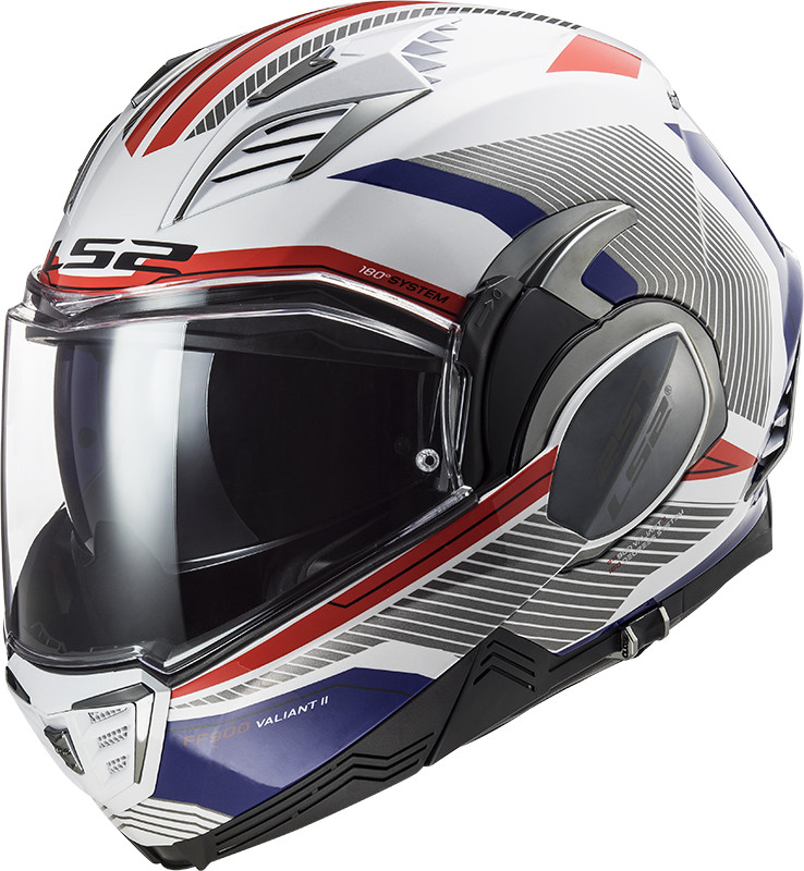 LS2 FF900 Valiant II Revo White Red Blue