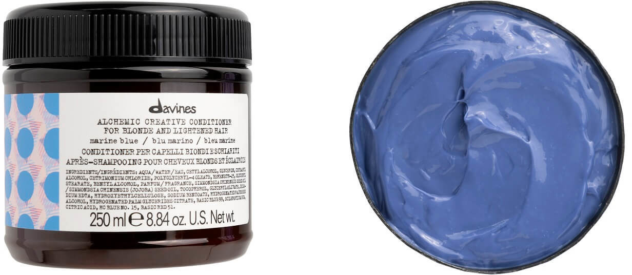 Photos - Hair Product Davines Alchemic Creative Conditioner Marine Blue  (250ml)