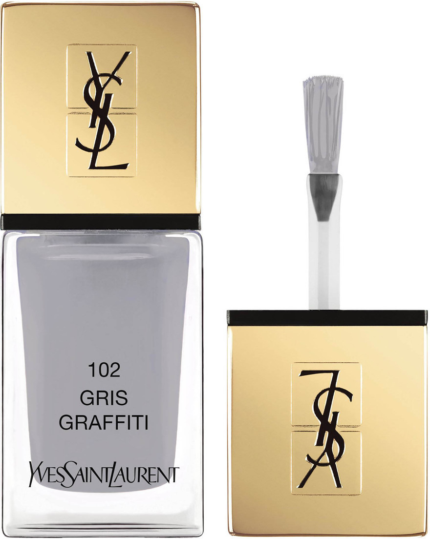 Yves Saint Laurent La Laque Couture vernis à ongles n°102 gris graffiti (10 ml)
