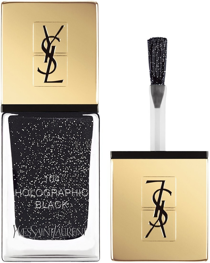 Yves Saint Laurent La Laque Couture vernis à ongles n°104 holographic black (10 ml)