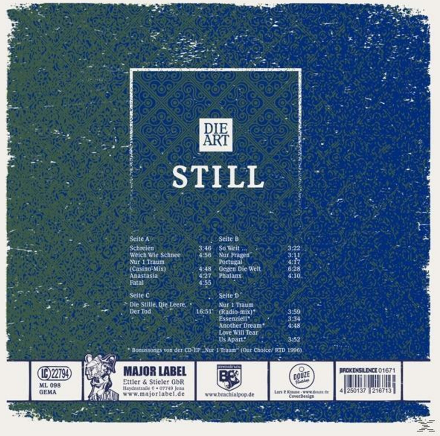 Die Art - Still (Lim.Ed.Reissue+Download) (Vinyl)