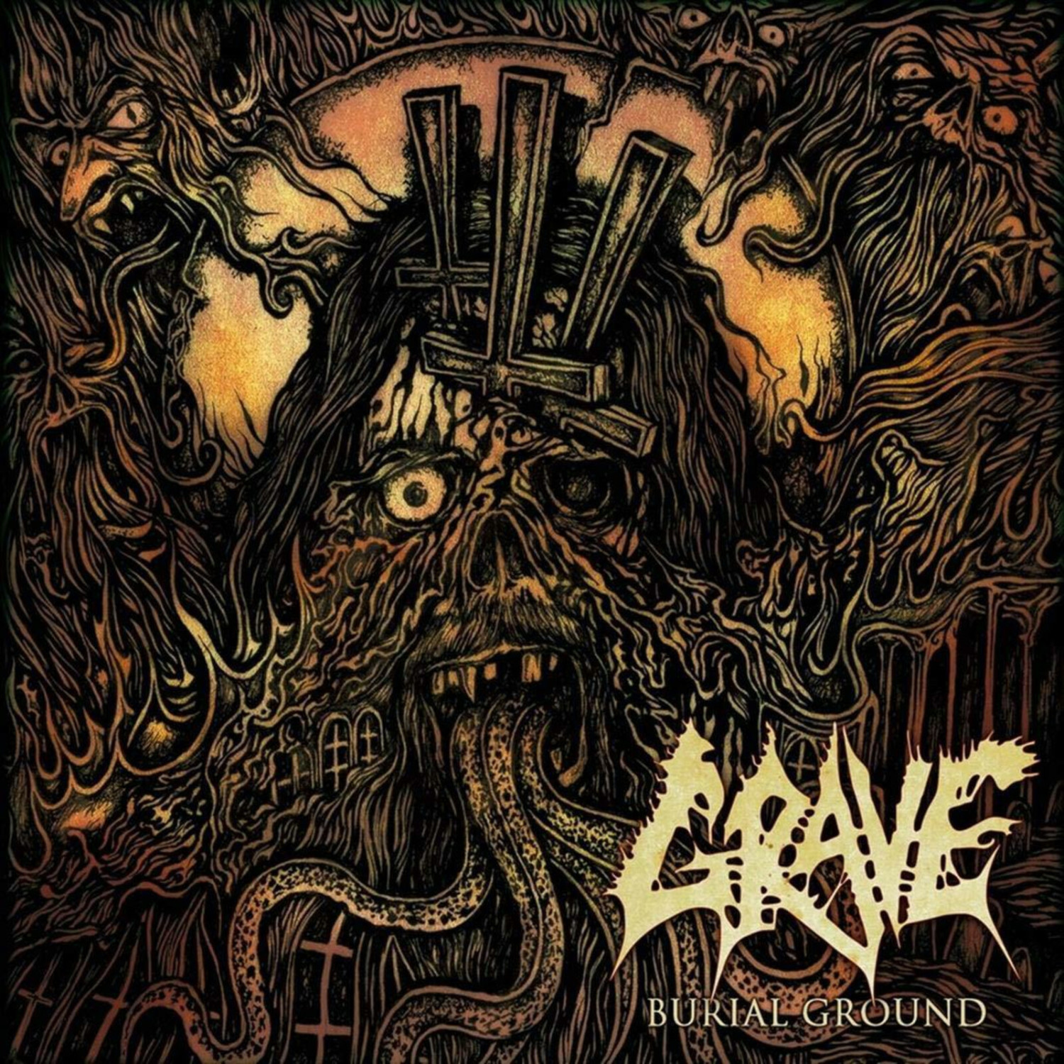 Grave - Burial Ground (Re-issue 2019) (Vinyl)
