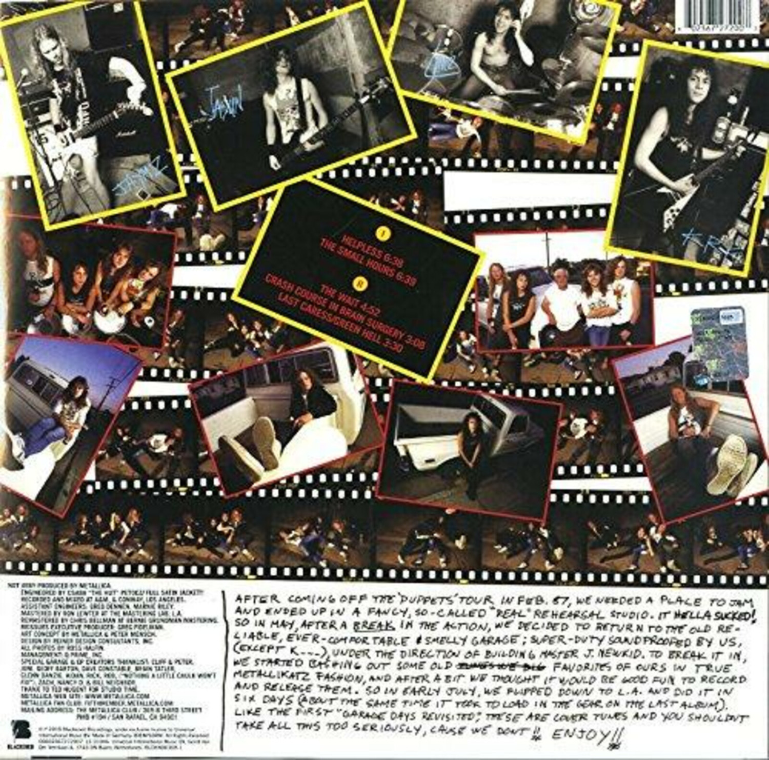 Metallica - The $5.98 E.P. - Garage Days Re-Revisited (Vinyl)