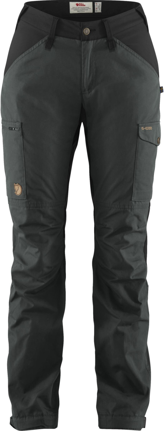 Fjällräven Kaipak Trousers Curved W (89829) dark grey/black