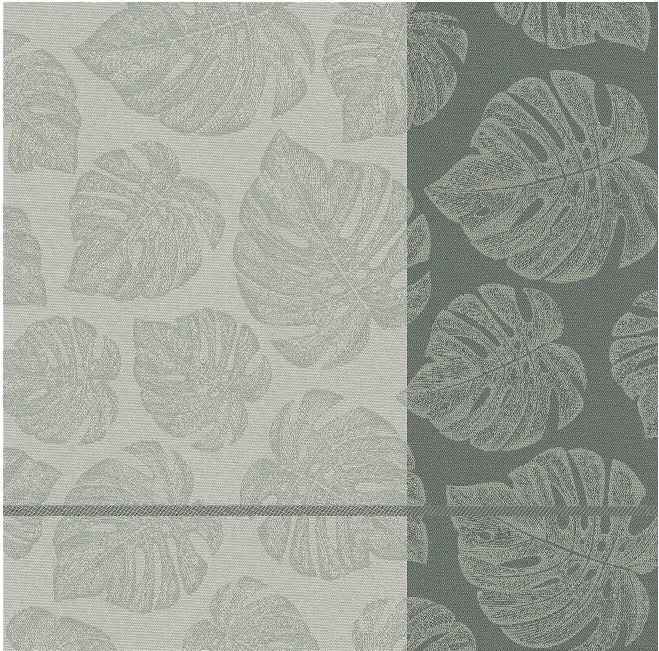 Damai Ddddd Dish Towel Monstera Set 6 pcs green-light mint
