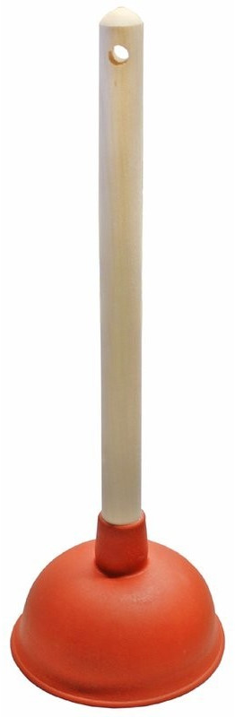 Peggy Perfect Pumpfix spout cleaner, diameter: 140 mm with elastic bell, wooden handle, length: 370 mm - 1 piece (7631)