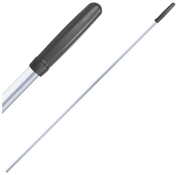 VERMOP Mop holder handle anodized aluminum 1400 mm anthracite aluminum handle with a diameter of 23.5 mm