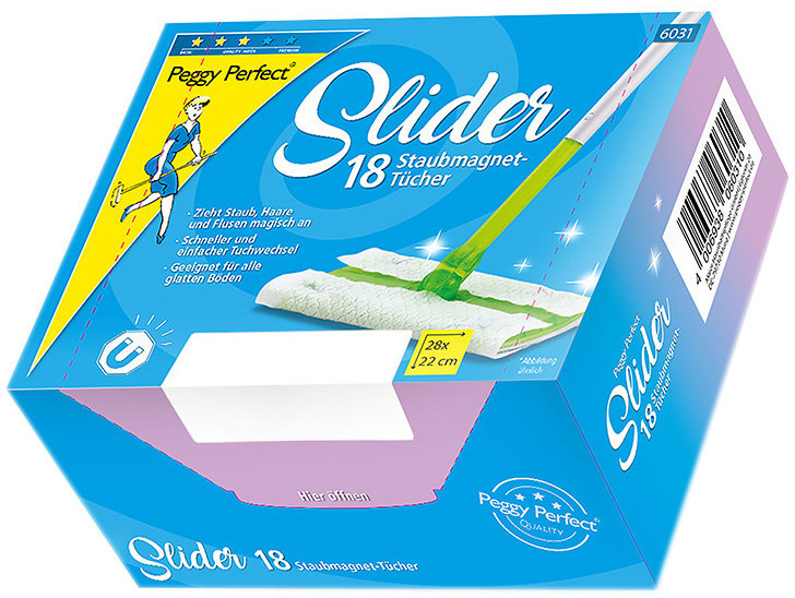 Peggy Perfect Slider starter set floor wiper + 8 wipes