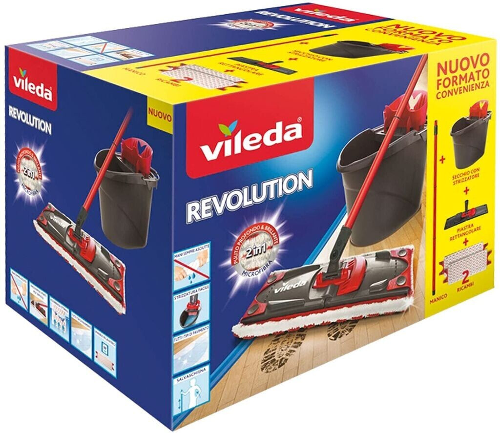 Vileda Revolution Box floor mop a € 25,50 (oggi)