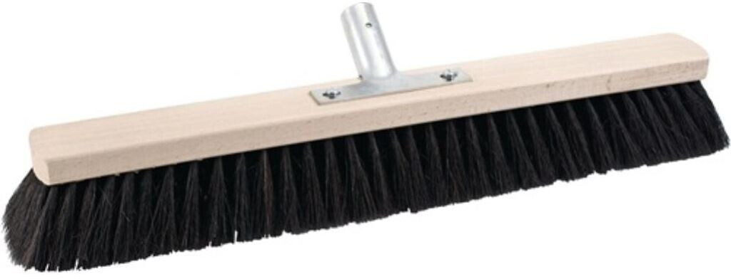 Sorex Hall broom horsehair L.500mm with metal handle holder flat wood