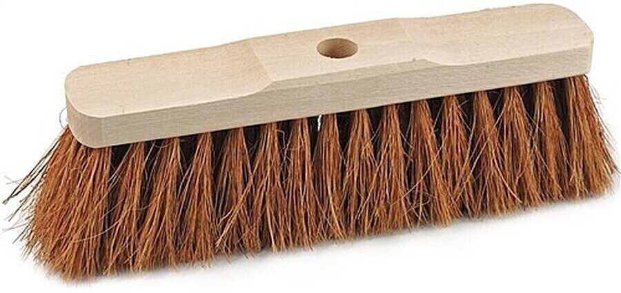 Sorex Hall broom coconut with wooden body and hole 60 cm broom broom with hole