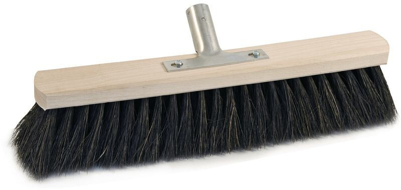 Sorex Hall broom Arenga L.600mm fully equipped with metal handle holder flat wood