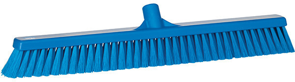 Vikan Broom 60 cm soft bristle blue, body blue, 60 c blue