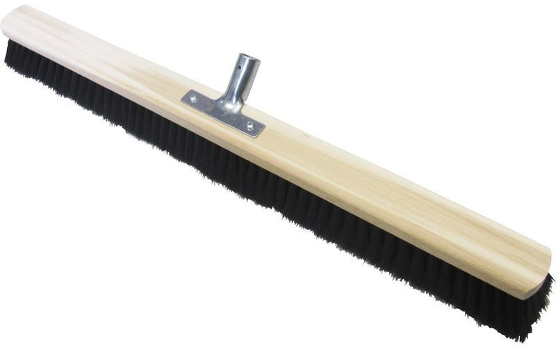 Masta Hall broom with mixed hair bristles and wooden body Metal handle holder | 80 cm | without stem