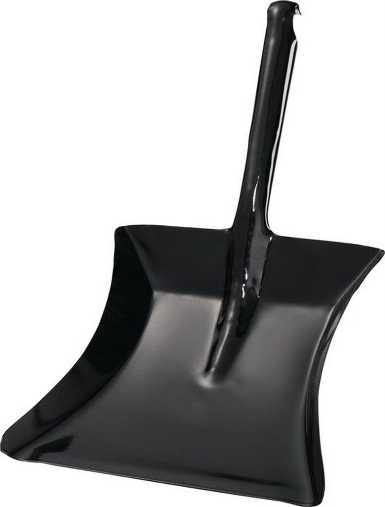 Nordwest Handel Dustpan painted L.230xW.260mm black with handle and hook
