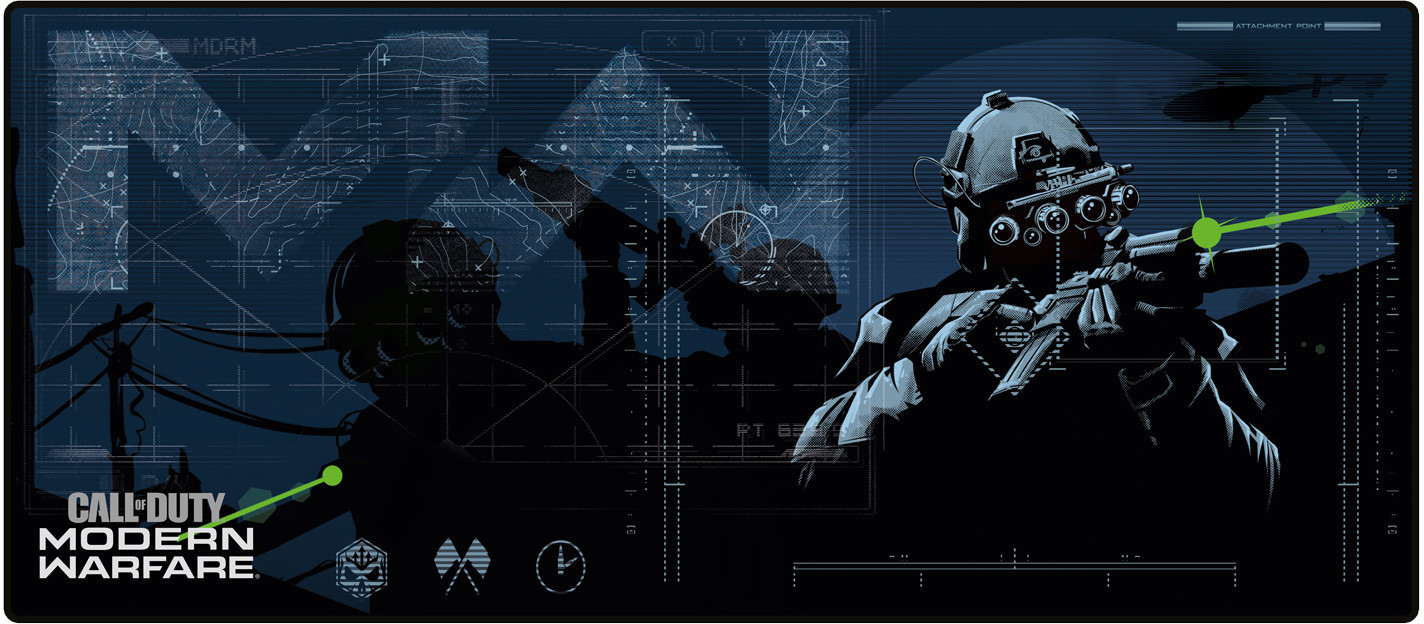 Gaya Entertainment Call of Duty Modern Warfare Oversize Mousepad In Sight