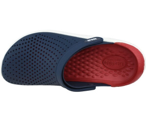 navy pepper crocs