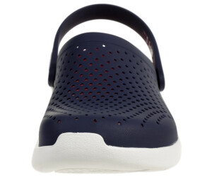 navy pepper crocs