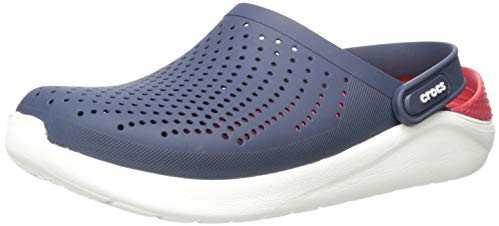 navy pepper crocs