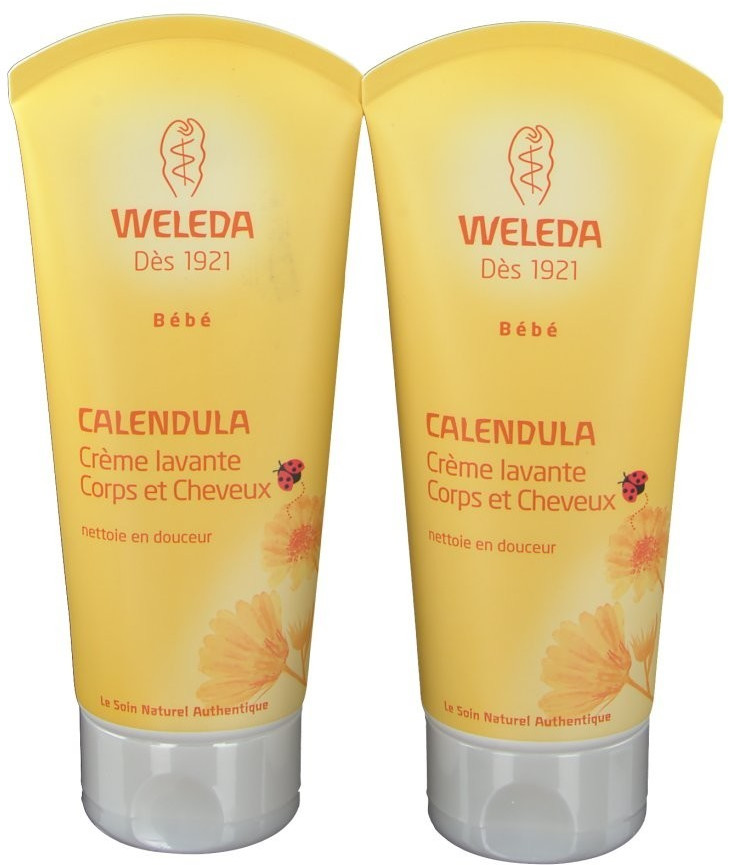 Weleda Shampooing & crème lavante Calendula (2 x 200 ml)