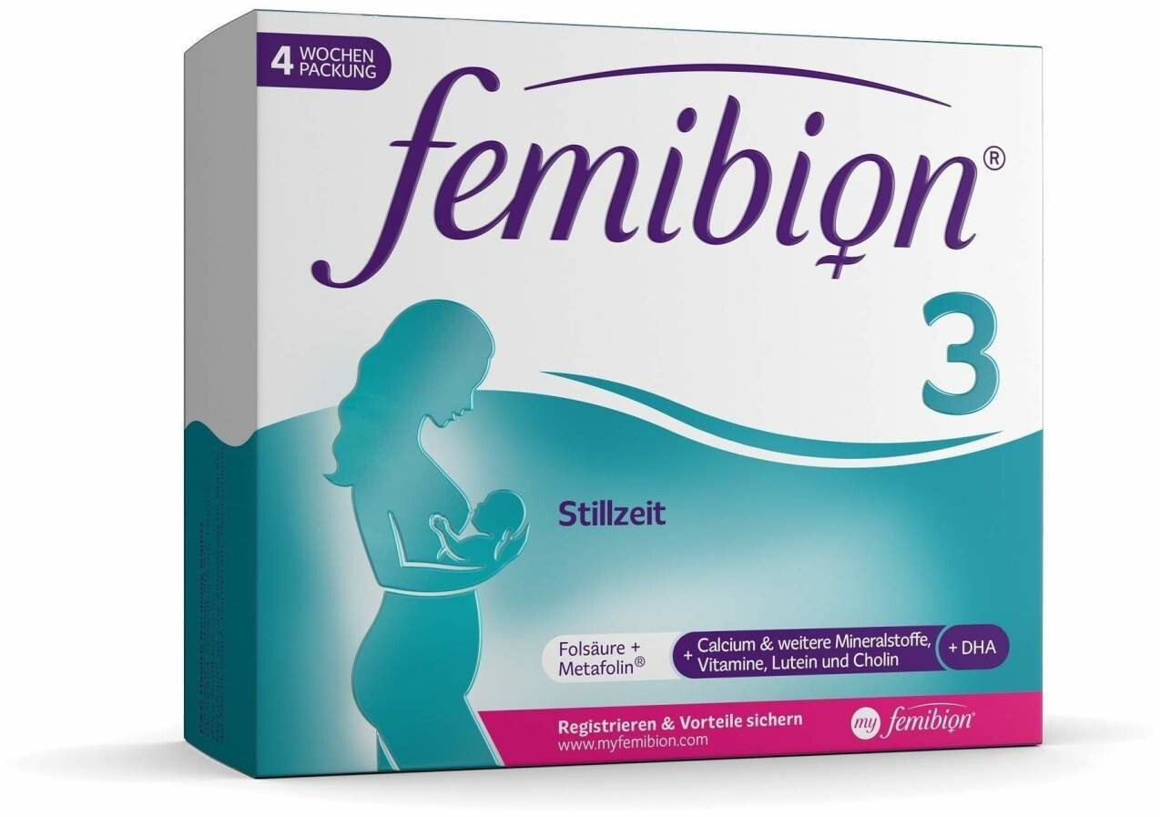 P&G Health Germany FEMIBION 1 Frühschwangerschaft Tabletten, 56 Stück :  : Drogerie & Körperpflege