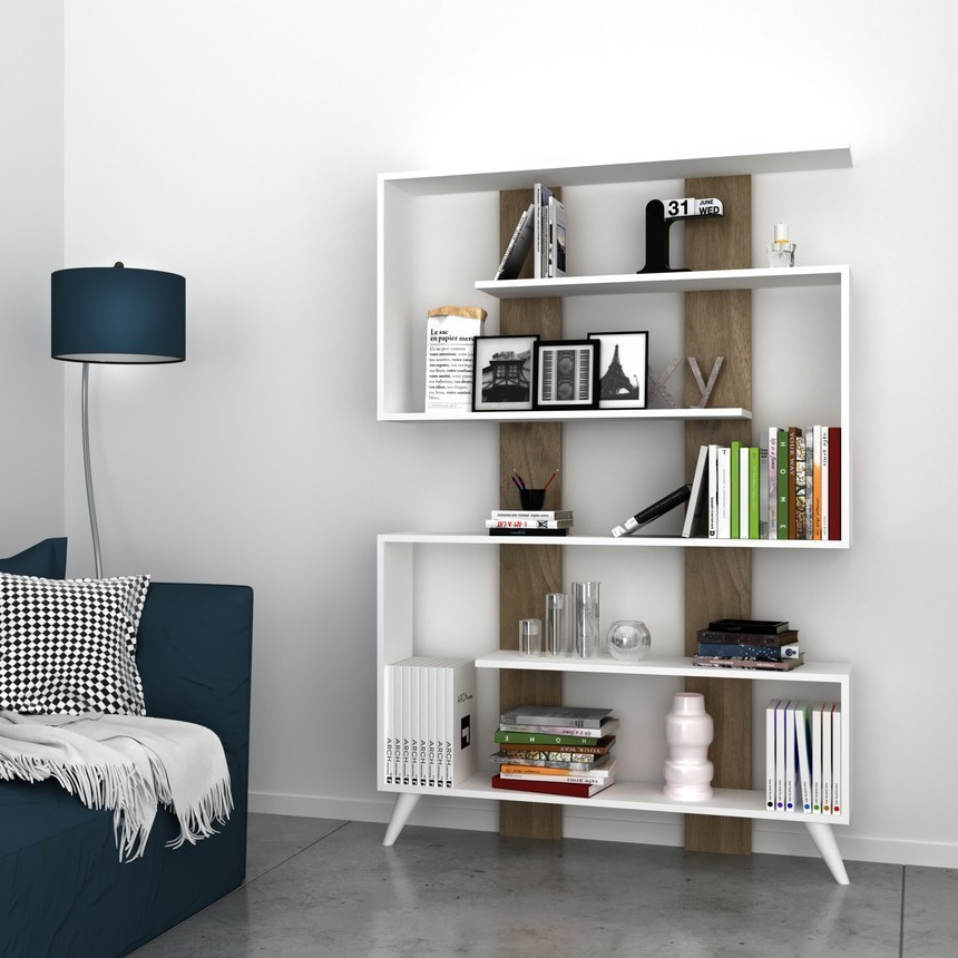 Homemania Jane White/Walnut