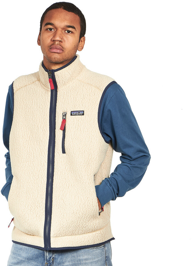 Patagonia Men s Retro Pile Vest el cap khaki au meilleur prix sur idealo