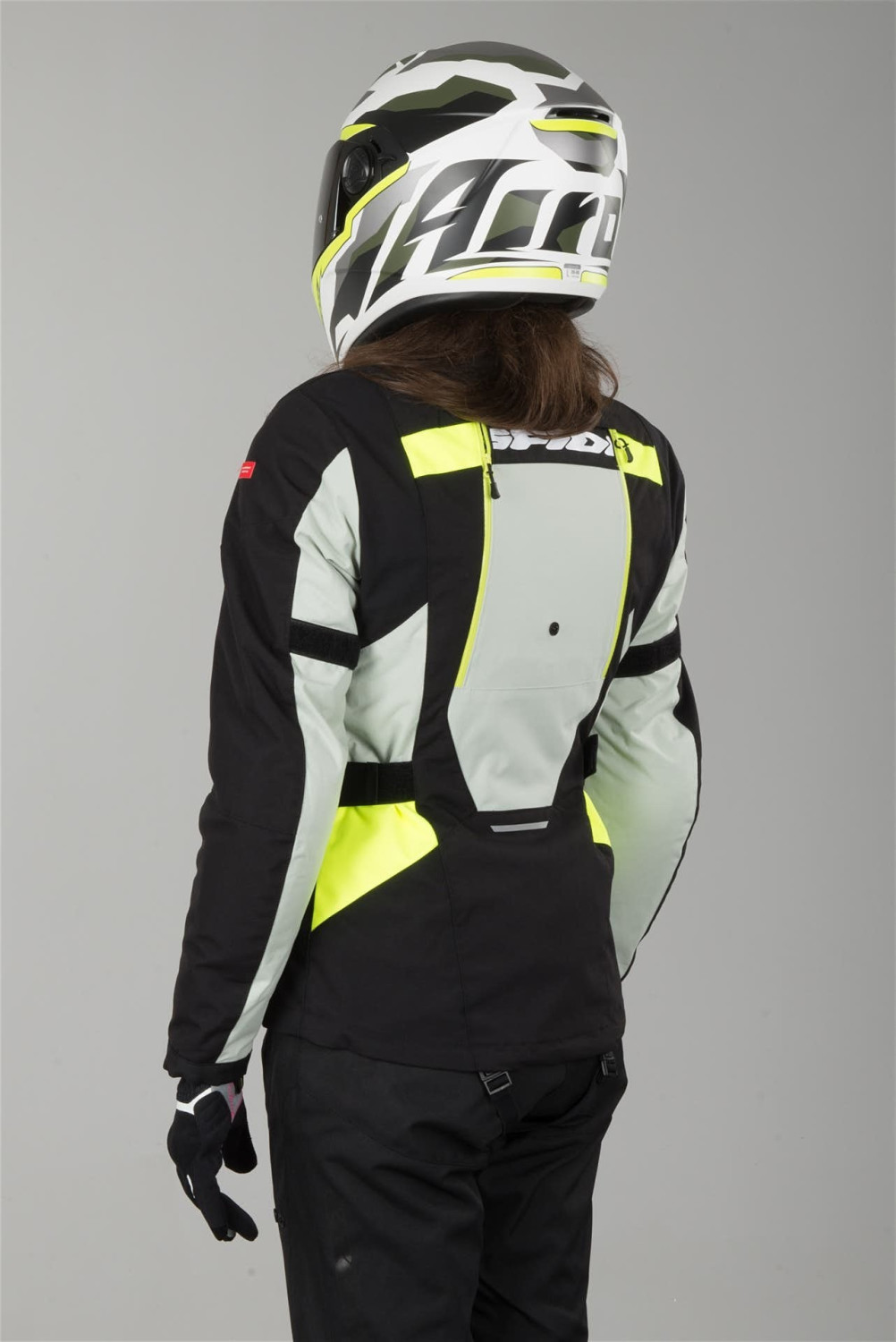 SPIDI 4 SEASON EVO H2OUT LADY JACKET BLACK YELLOW –