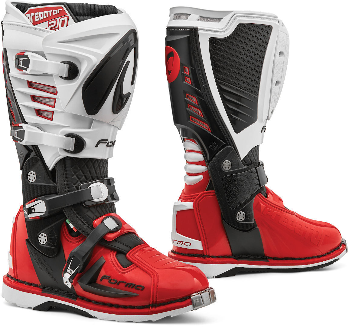 Forma Boots Bottes Predator 2.0 noir/blanc/rouge