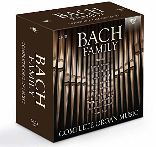 Scandali Molardi/Turri - Bach Family:Complete Organ Music (CD)