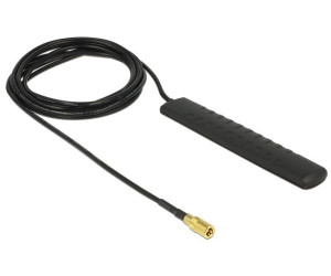 DeLock DAB+ DVB-T2 Antenne SMB Stecker 20 dBi aktiv omnidirektional schwarz  ab 12,79 €