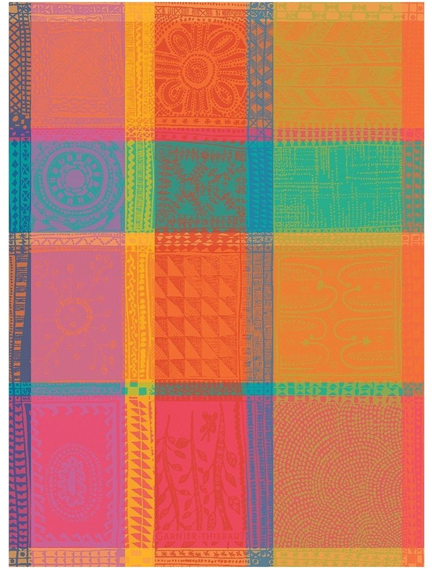 Garnier-Thiebaut Dish Towel Mille Wax Creole
