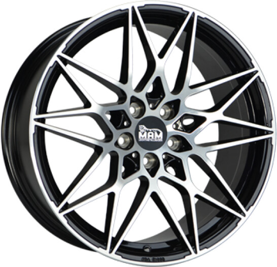 MAM B2 (8X18) black front polish
