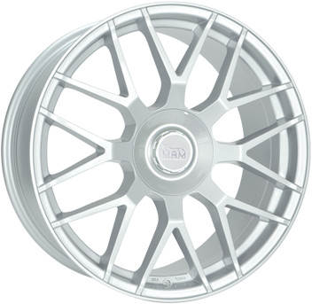 Mam GT1 (8x18) silver painted