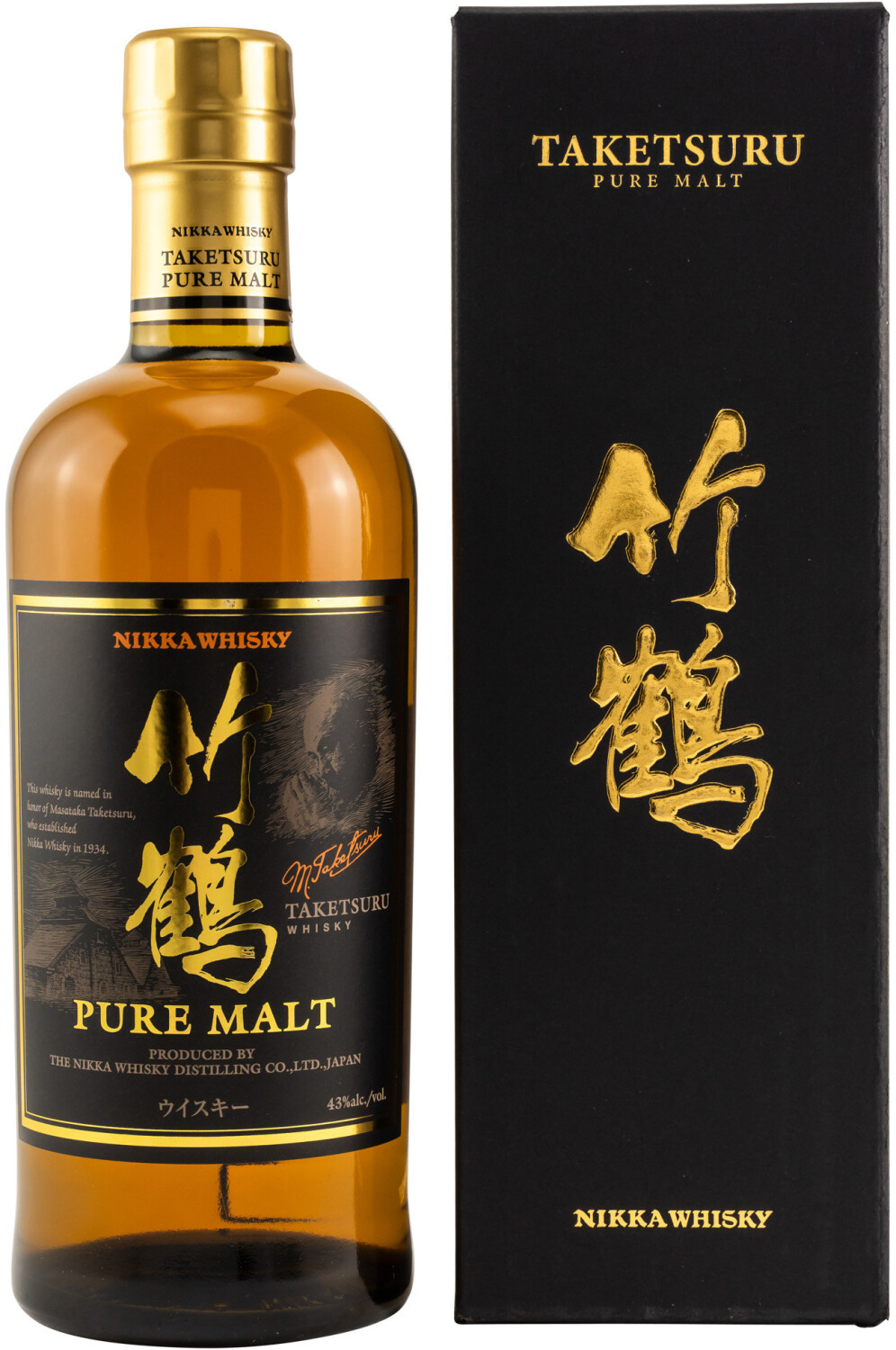 Nikka Pure Malt + Gift Box 0,7l 43% Whisky japonés