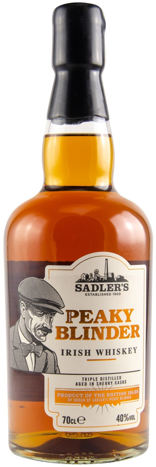 Whiskey Blinder 0,7l Peaky € Sadler\'s Preisvergleich 40% Cask Irish Sherry 17,90 | bei ab