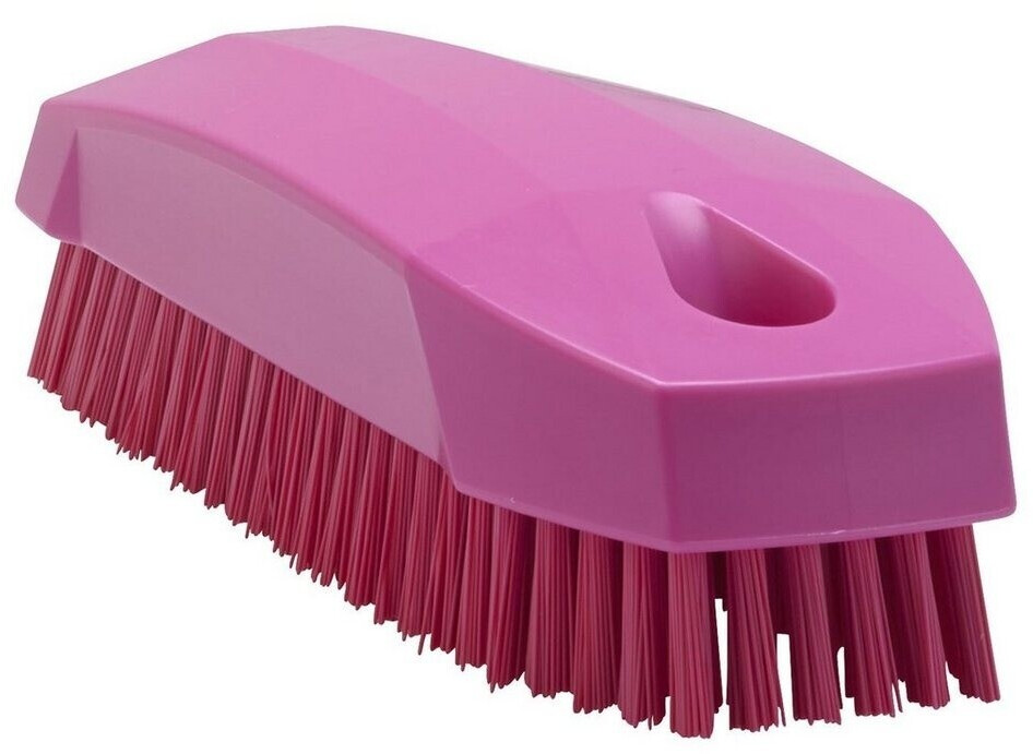 Vikan Nail brush / hand brush hard 13 cm pink